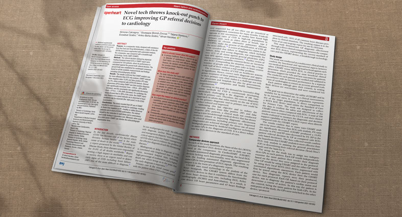 Novel tech throws knock-out punch to ECG improving GP referral decisions to cardiology Novel tech throws knock-out punch to ECG improving GP referral decisions to cardiology